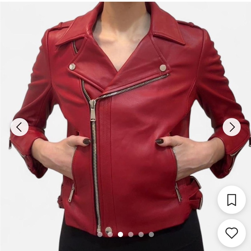 BCBGeneration Leather Jacket - Picture 9 of 15